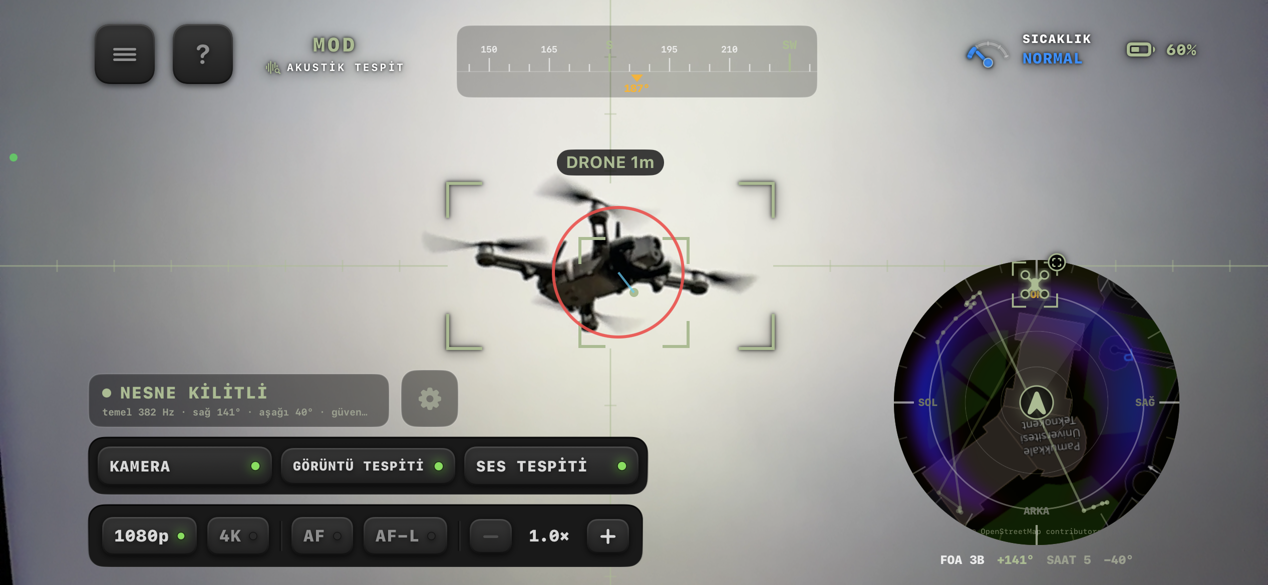 Ward acoustic detection mode on iPhone
